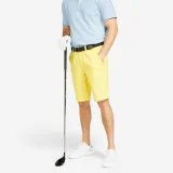INESIS Pánske golfové chino šortky MW500 žlté S-M · záber 1