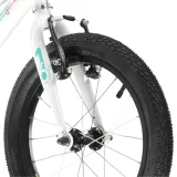 Kross Mini 3.0 16" - model 2025 biela / seledynová / korálová / lesk - 9" (100-125 cm) · záber 5