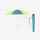 DECATHLON Plážový slnečník Paruv Windstop SPF 50+ pre 2 osoby modro-žltý bez · záber 1