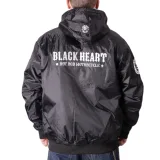 BLACK HEART Barker bunda čierna - M · záber 2