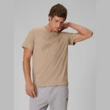 T-shirt regular s potlačou pánsky - béžový · záber 12