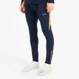 KIPSTA Futbalové nohavice CLR modro-oranžové S (W30 L33) · záber 1