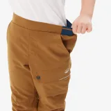 QUECHUA Detské vodoodpudivé turistické nohavice NH100 2-6 r. hnedé 2-3 r (89-95 cm) · záber 2