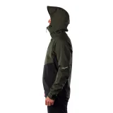 Pánska turistická bunda s kapucňou NORTHFINDER CLIFTON 550blackdarkgreen · záber 4