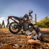 Pánske letné moto nohavice W-TEC Toranio Farba čierno-žltá, · záber 5