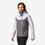 ROCKRIDER Pánska bunda na horskú cyklistiku All Mountain nepremokavá sivá L · záber 1
