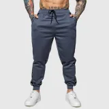 Jogger tepláky Iron Aesthetics Partial, sivé · záber 4