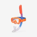 DECATHLON Detský šnorchlovací set COMFORT oranžový S · záber 1