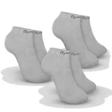 GymBeam Ponožky Ankle Socks 3Pack Grey - Barva: sivá · záber 4