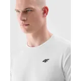 Pánské tréninkové tričko s krátkým rukávem 4F TSHIRT FNK M1343-10S-WHITE · záber 5