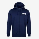 PUMA Pánska fitness mikina so zipsom, námorná modrá S · záber 2