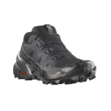 Dámská běžecká trailová obuv SALOMON Speedcross 6 GTX W black black phantom · záber 1
