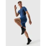 Pánske tréningové tričko s krátkym rukávom 4F TSHIRT FNK-WSS24TFTSM600-31S-NAVY · záber 4