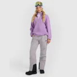 Dámský fleece se stojáčkem oversize - fialový · záber 2