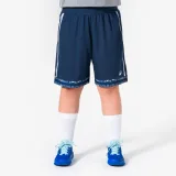 KIPSTA Obojstranné basketbalové šortky SHORT 500 modré/sivé L · záber 1