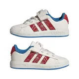 Chlapecká rekreační obuv ADIDAS Grand Court Spider Man K cloud white pure ruby bright blue · záber 3