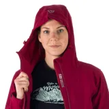 Dámská turistická softshellová bunda NORTHFINDER ASHLEE-510-cherry · záber 5