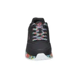 Dievčenská rekreačná obuv SKECHERS Uno Lite JGoldCrown Subtle Love Jr black multi · záber 4