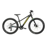 Kross Level JR 2.0 24" - model 2025 biela / čierna / lesk - S (12", 130-150 cm) - Veľkosť: 130-150, S, 24 | Farba: biela, čierna · záber 2