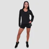 GymBeam Dámská běžecká bunda Pulse Black - Velikost: L | Barva: Čierna | Hmotnost: 0,22 kg | Balení: 55 · záber 4