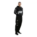 Pánská zateplená mikina s kapucí UNDER ARMOUR UA Essential Flc Nov Hood-BLK · záber 1
