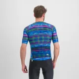 Férfi rövidujjú kerékpáros mez SPORTFUL Glitch bomber jersey, multicolor blue · záber 3
