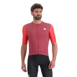 Pánský cyklistický dres s krátkým rukávem SPORTFUL Checkmate jersey, pompelmo mulled grape · záber 1