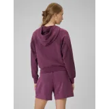 Dámska mikina so zipsom 4F SWEATSHIRT F2178-60S-BURGUNDY · záber 5