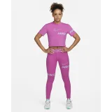 Dámské tréninkové tričko s krátkým rukávem NIKE PRO W NP DF GRX SS CROP TOP-Pink · záber 4