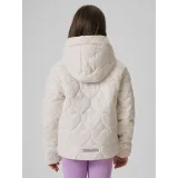 Dievčenská bunda s kapucňou 4F JUNIOR DOWN JACKET F0846-12S-CREME · záber 4