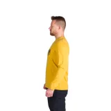 Pánské turistické tričko s dlouhým rukávem NORTHFINDER STEWART-314goldenyellow · záber 3