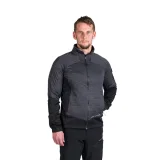 Pánská zateplená turistická mikina se zipem NORTHFINDER GIACOMO-411greyblack · záber 2