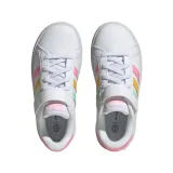 Dívčí rekreační obuv ADIDAS Grand Court cloud white pulse mint beam pink · záber 5