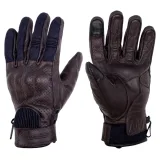 Letné moto rukavice W-TEC Fowlar Farba deep coffee-indigo, · záber 2