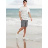 Pánské tričko s krátkým rukávem FUNDANGO Jaggy Pocket T-shirt-180-fog · záber 5