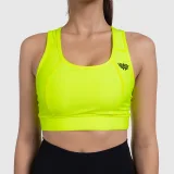 Dámska športová podprsenka - Iron Aesthetics, NEON YELLOW · záber 1