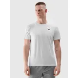 Pánské tréninkové tričko s krátkým rukávem 4F TSHIRT FNK M1343-10S-WHITE · záber 2
