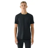 Pánské tréninkové tričko s krátkým rukávem 4F TSHIRT FNK M1343-20S-DEEP BLACK · záber 1
