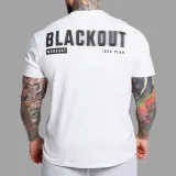 Pánske tričko Iron Aesthetics Blackout, biele · záber 1