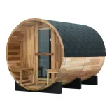 Finska sudová sauna inSPORTline Viduor 600 - cédrové drevo Variant s elektrickými 6 kW kachlami · záber 2