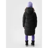 Dívčí bunda 4F JUNIOR DOWN JACKET-JAW23TDJAF268-21S-BLACK · záber 5