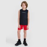 Chlapčenský rýchloschnúci športový tank top - čierny · záber 2