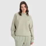 Tepláková mikina bez zapínání a s kapucí unisex - olivová/khaki · záber 2