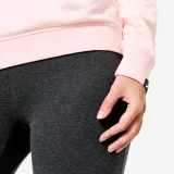 DOMYOS Dámska fitness mikina bledoružová 2XL · záber 2
