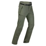 QUECHUA Pánske vodoodpudivé turistické nohavice SH500 zelené XL-2XL (L34) · záber 1