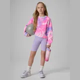 Dívčí loose tepláková mikina bez kapuce - multicolor · záber 2