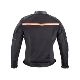 Letná moto bunda W-TEC 2Stripe Farba čierno-béžovo-oranžová II, · záber 5