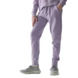 Dívčí tepláky 4F JUNIOR TROUSERS-4FJWSS24TTROF587-52S-LIGHT VIOLET · záber 1