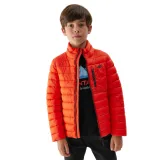 Chlapecká bunda 4F JUNIOR DOWN JACKET-JAW23TDJAM220-70S-ORANGE · záber 2