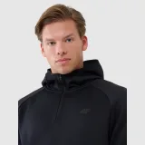 Pánská sportovní rychleschnoucí mikina regular - černá · záber 2
